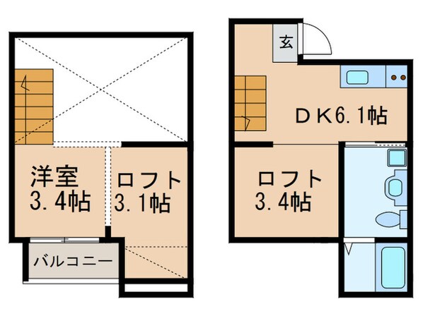 セジョリシュシュの物件間取画像